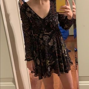 Kimchi Blue Urban Outfitters Floral Dress